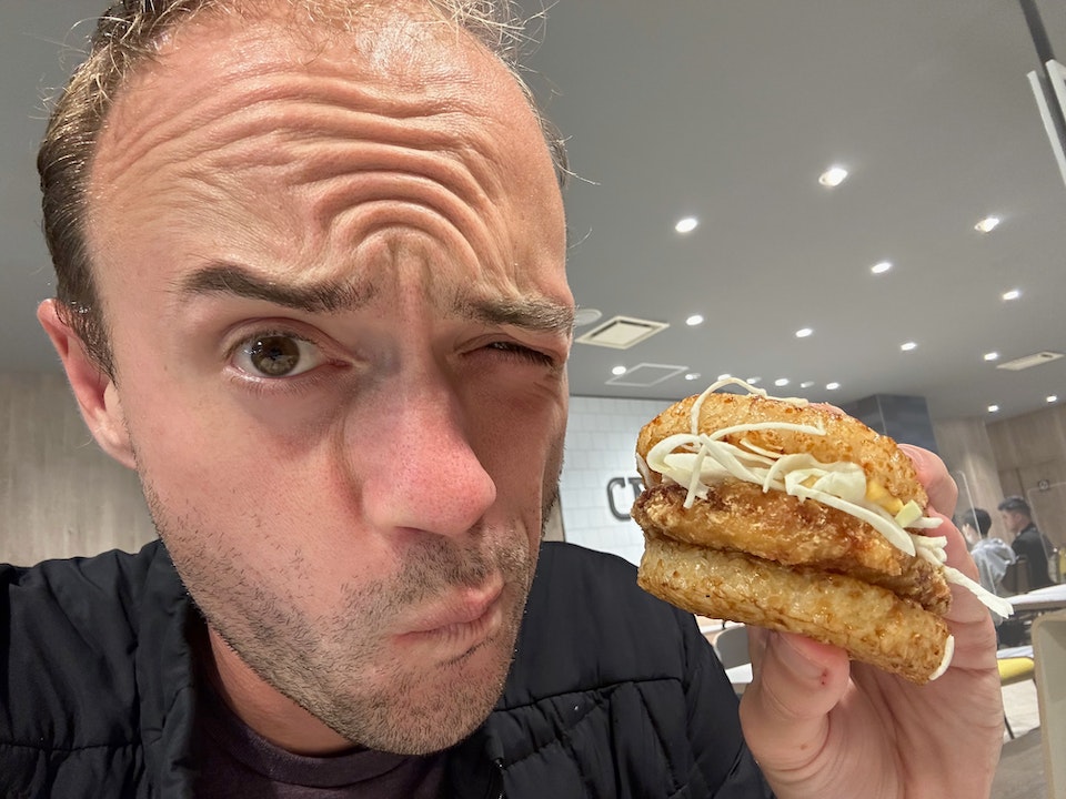 McDonalds Japan's rice buns take meat out of the equation!