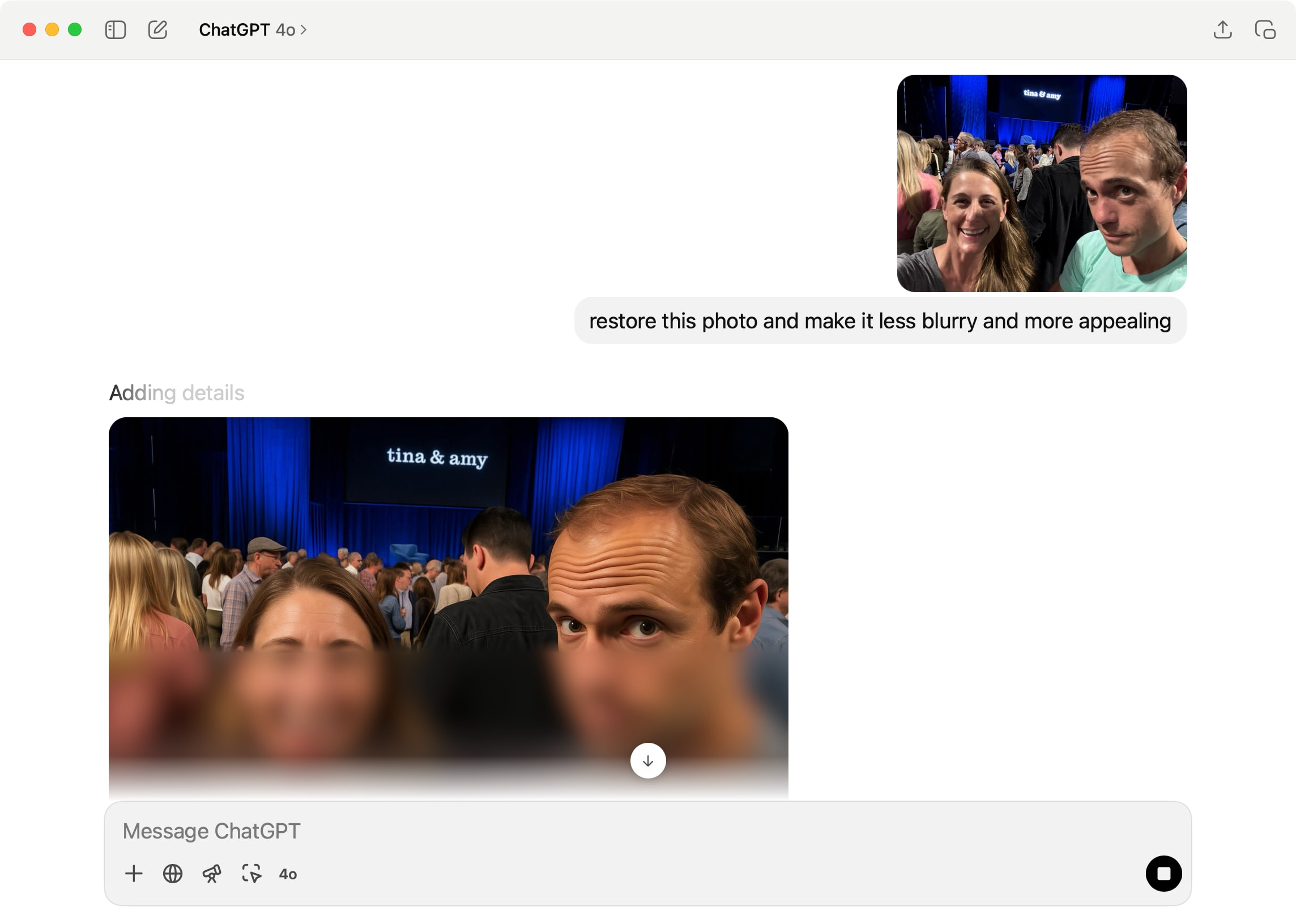 Just slather it on, Sam